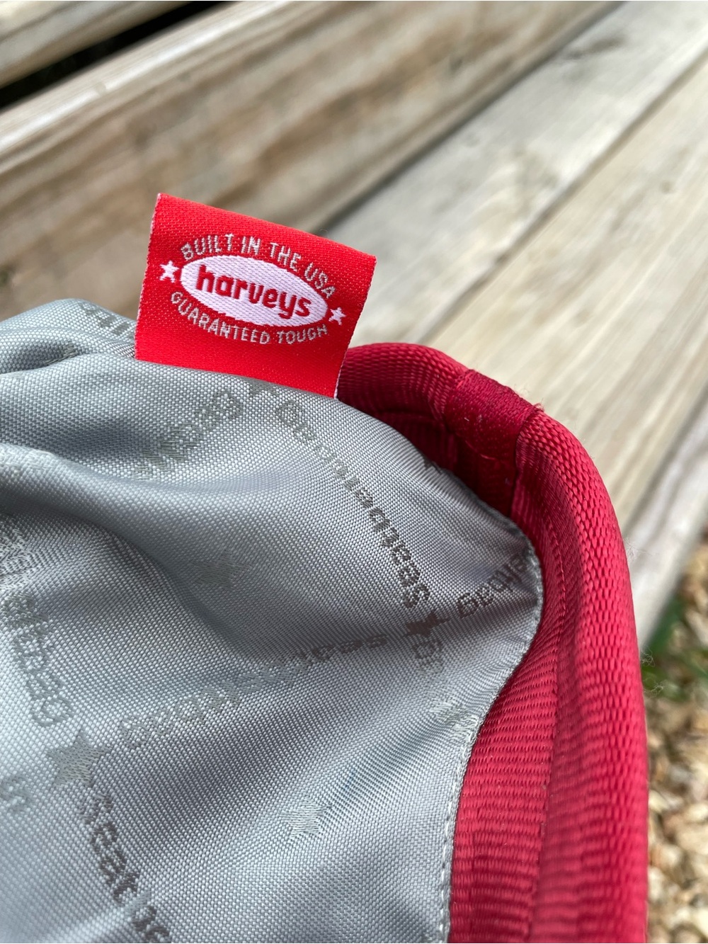 Harvey’s seatbelt Burgundy Tote Bag - Picture 6 of 8